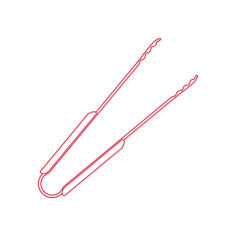 Objects Cooking Utensils Ikea Vardagen Tongs Sketch Style Svg Vector, Free Vectors File